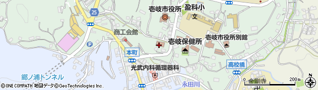 壱岐警察署周辺の地図