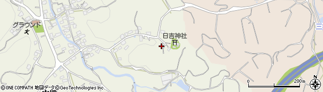 福岡県福津市内殿109周辺の地図