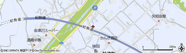 和歌山県田辺市秋津町324周辺の地図