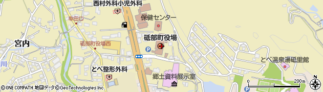 愛媛県砥部町（伊予郡）周辺の地図