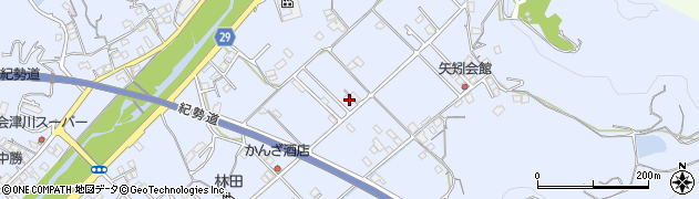 和歌山県田辺市秋津町410周辺の地図