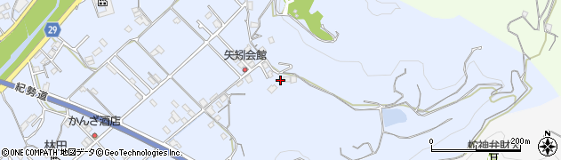 和歌山県田辺市秋津町529周辺の地図