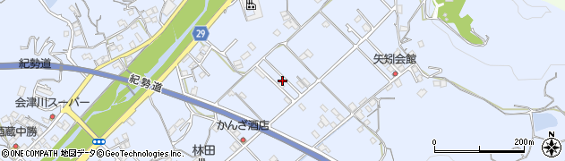和歌山県田辺市秋津町409周辺の地図