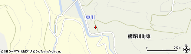 和歌山県新宮市熊野川町東35周辺の地図