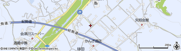 和歌山県田辺市秋津町319周辺の地図