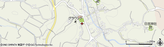 福岡県福津市内殿434周辺の地図