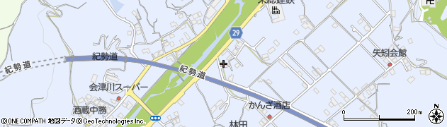 和歌山県田辺市秋津町335周辺の地図