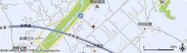 和歌山県田辺市秋津町347周辺の地図