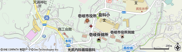 郷ノ浦周辺の地図