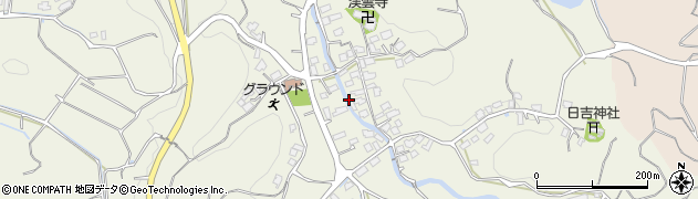 福岡県福津市内殿638周辺の地図