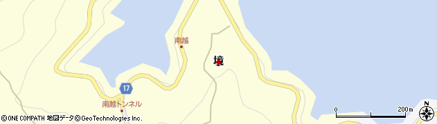 高知県土佐町（土佐郡）境周辺の地図