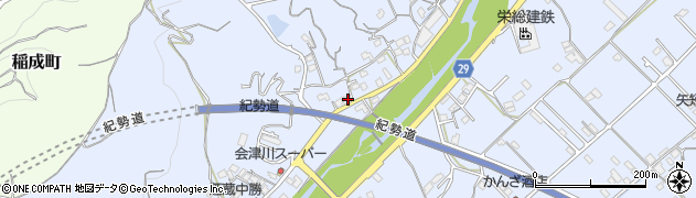 和歌山県田辺市秋津町1399周辺の地図