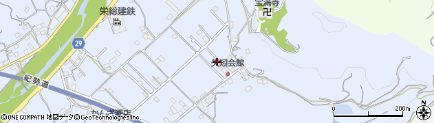 和歌山県田辺市秋津町468周辺の地図