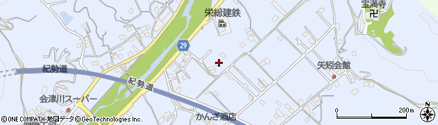 和歌山県田辺市秋津町345周辺の地図