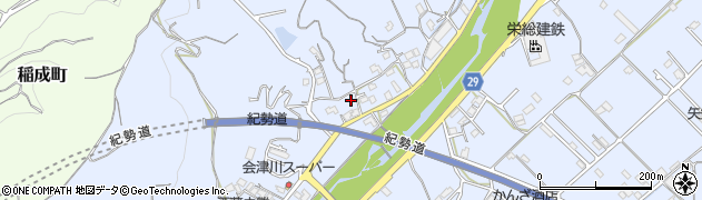 和歌山県田辺市秋津町1400周辺の地図