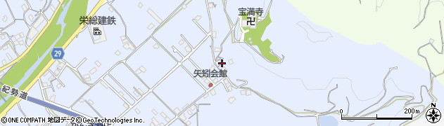 和歌山県田辺市秋津町576周辺の地図