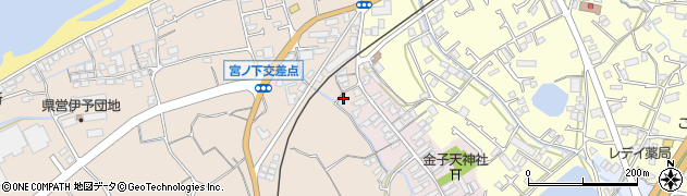 愛媛県伊予市尾崎22周辺の地図