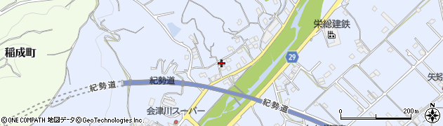 和歌山県田辺市秋津町1463周辺の地図