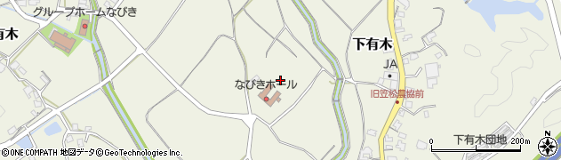 福岡県宮若市下有木周辺の地図