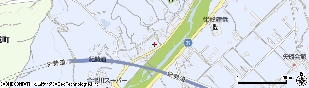 和歌山県田辺市秋津町1468周辺の地図