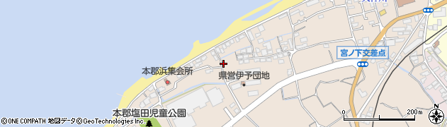 愛媛県伊予市尾崎155周辺の地図
