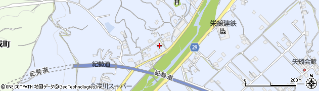 和歌山県田辺市秋津町1461周辺の地図