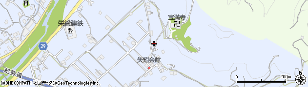 和歌山県田辺市秋津町579周辺の地図