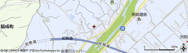 和歌山県田辺市秋津町1453周辺の地図