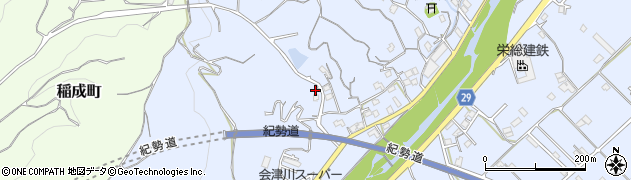 和歌山県田辺市秋津町1381周辺の地図
