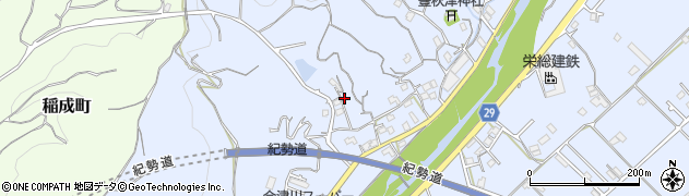 和歌山県田辺市秋津町1416周辺の地図