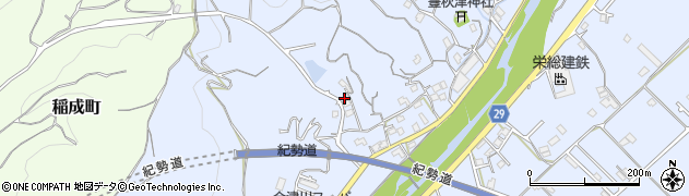 和歌山県田辺市秋津町1419周辺の地図
