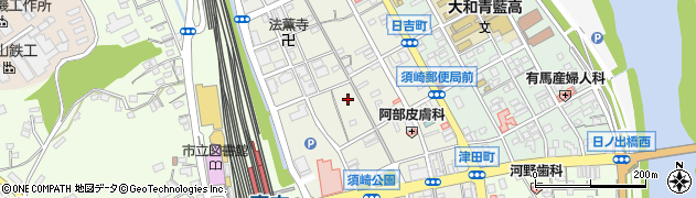 福岡県直方市須崎町4-21周辺の地図