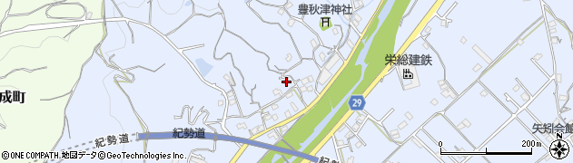 和歌山県田辺市秋津町1460周辺の地図