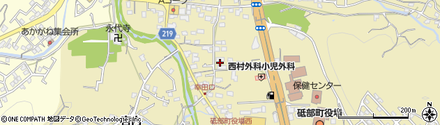 愛媛県砥部町（伊予郡）宮内周辺の地図