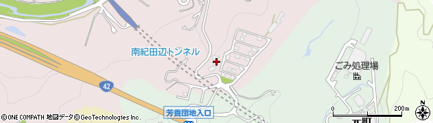 和歌山県田辺市芳養町2895周辺の地図