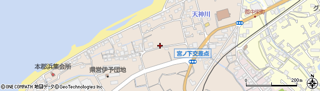 愛媛県伊予市尾崎165周辺の地図