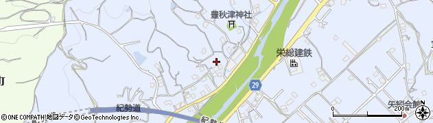 和歌山県田辺市秋津町1507周辺の地図