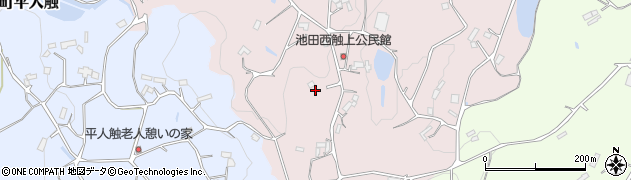 長崎県壱岐市石田町池田西触1204周辺の地図