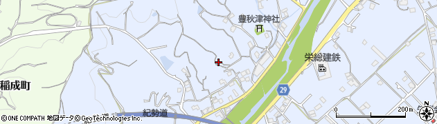 和歌山県田辺市秋津町1511周辺の地図