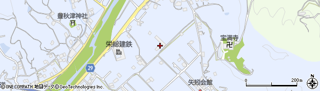 和歌山県田辺市秋津町661周辺の地図
