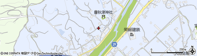 和歌山県田辺市秋津町1543周辺の地図