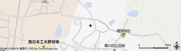 福岡県苅田町（京都郡）葛川周辺の地図