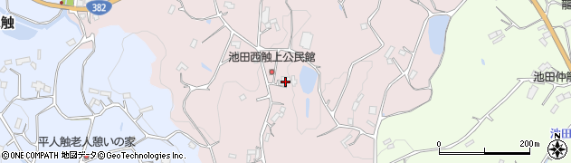 長崎県壱岐市石田町池田西触1051周辺の地図