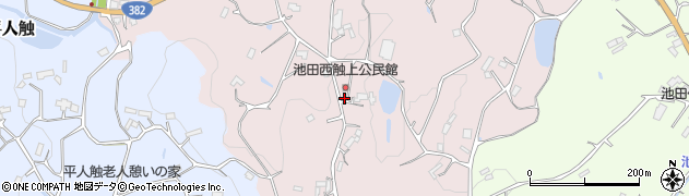 長崎県壱岐市石田町池田西触1201周辺の地図