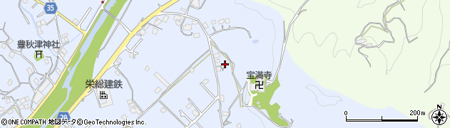 和歌山県田辺市秋津町593周辺の地図