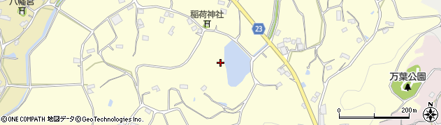 長崎県壱岐市石田町石田西触周辺の地図