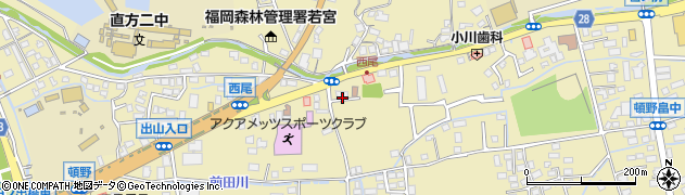 福岡ひびき信用金庫頓野支店周辺の地図