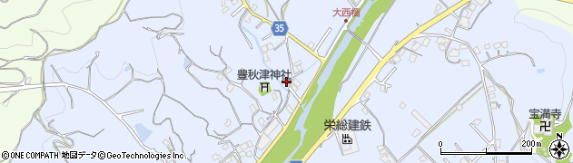 和歌山県田辺市秋津町1639周辺の地図