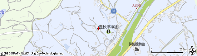 和歌山県田辺市秋津町1556周辺の地図