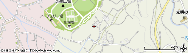 福岡県福津市内殿1102周辺の地図